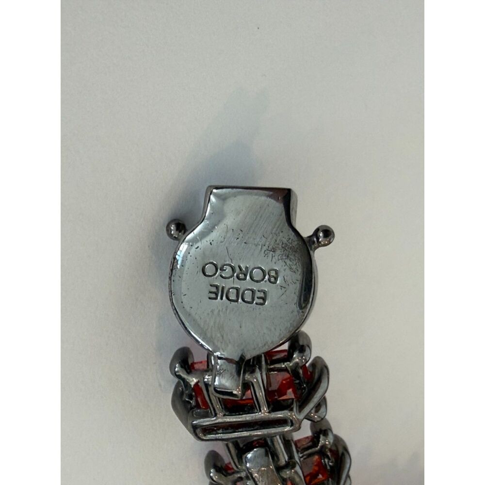 Eddie Borgo Red Crystal Spike Bracelet - Picture 5 of 8